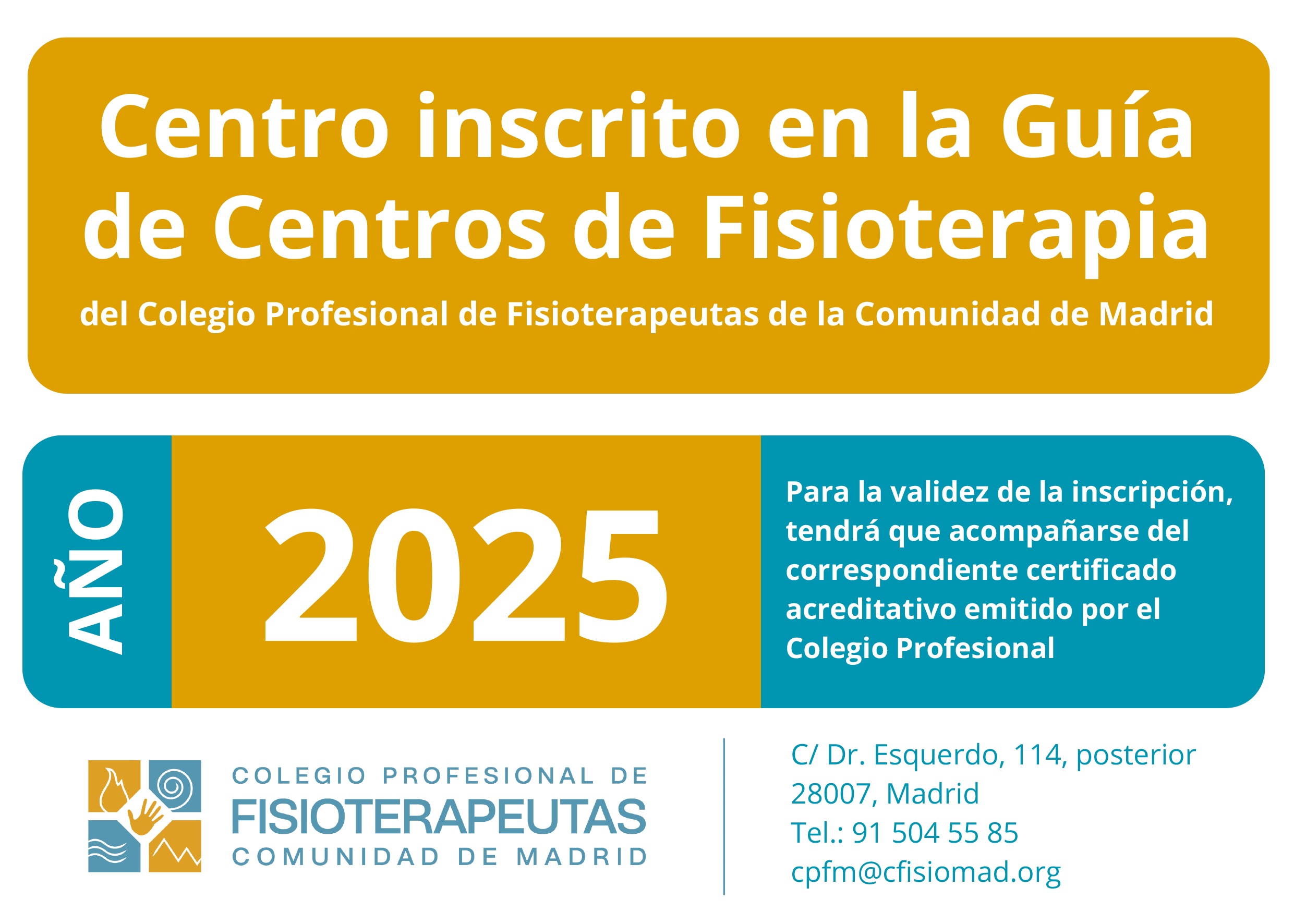 Logo Colegio de Fisioterapeutas